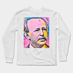 Horatio Alger Pink Portrait | Horatio Alger Artwork 5 Long Sleeve T-Shirt